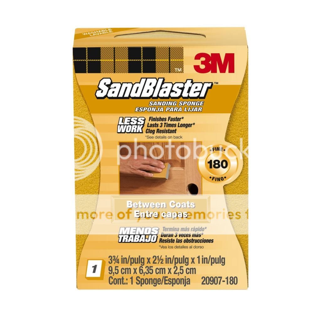 New 3M 20907180 Sand Blaster Sanding Sponges, 2.5 by 3.75 by 1Inch eBay